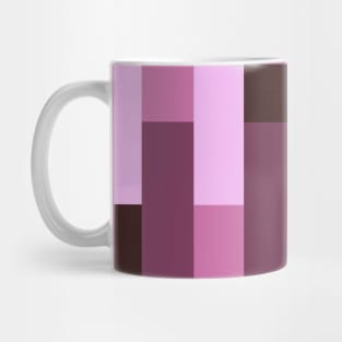 Pink Tones Geometric Tiling Pattern Mug